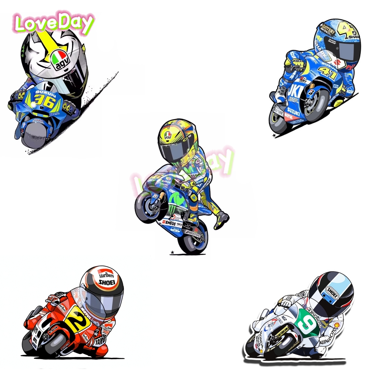 Funny Motorcycle Racer Cute An - Tablet Cute Accessories ulasan dan harga