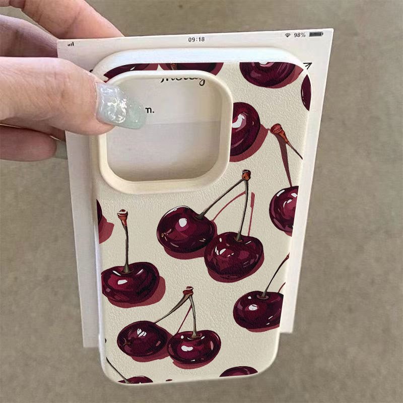 Red Cherry Printed Pattern Pho - Samsung Galaxy A55 ulasan dan harga