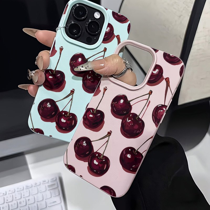 Red Cherry Printed Pattern Pho - Samsung Galaxy A55 ulasan dan harga
