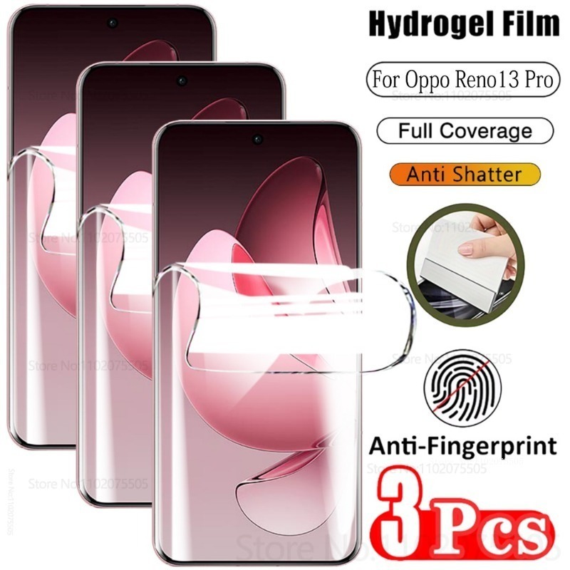 3pack Full Coverage Hydrogel F - Oppo Reno 12 ulasan dan harga